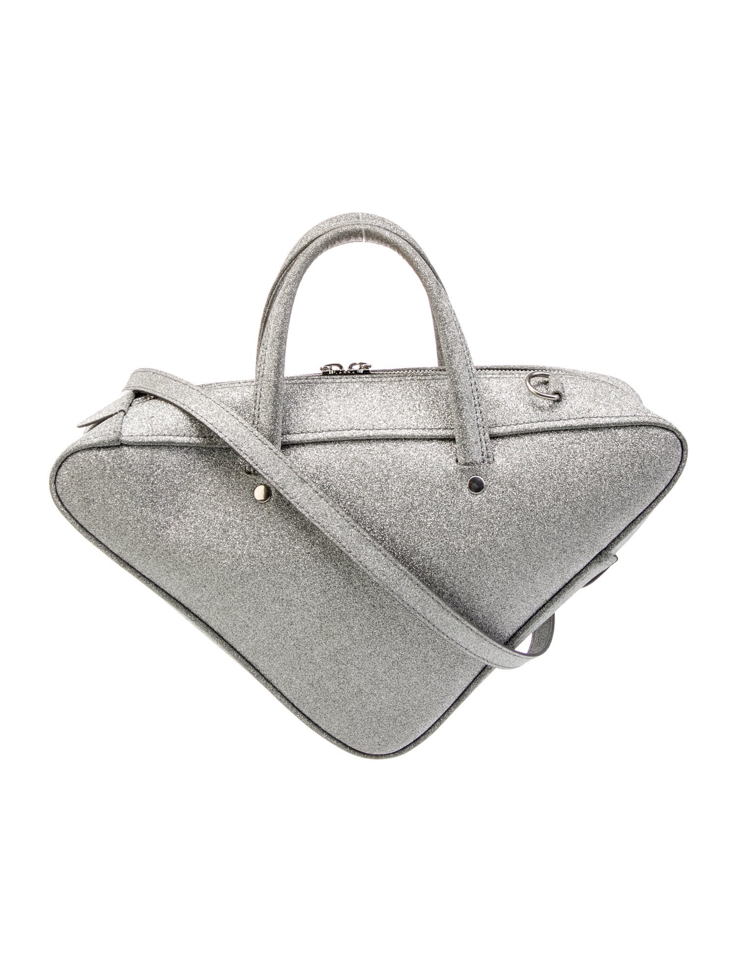 Balenciaga Glitter Triangle Small